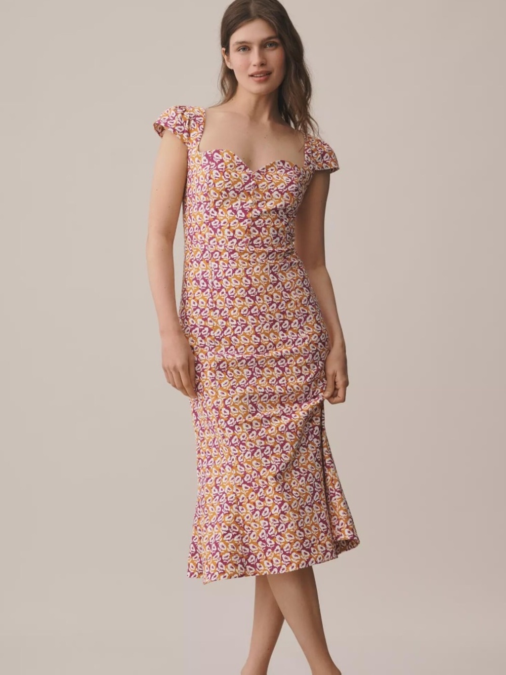 $178 NWT The Cecily Fit & Flare Sweetheart Dress by Maeve XL Anthropologie